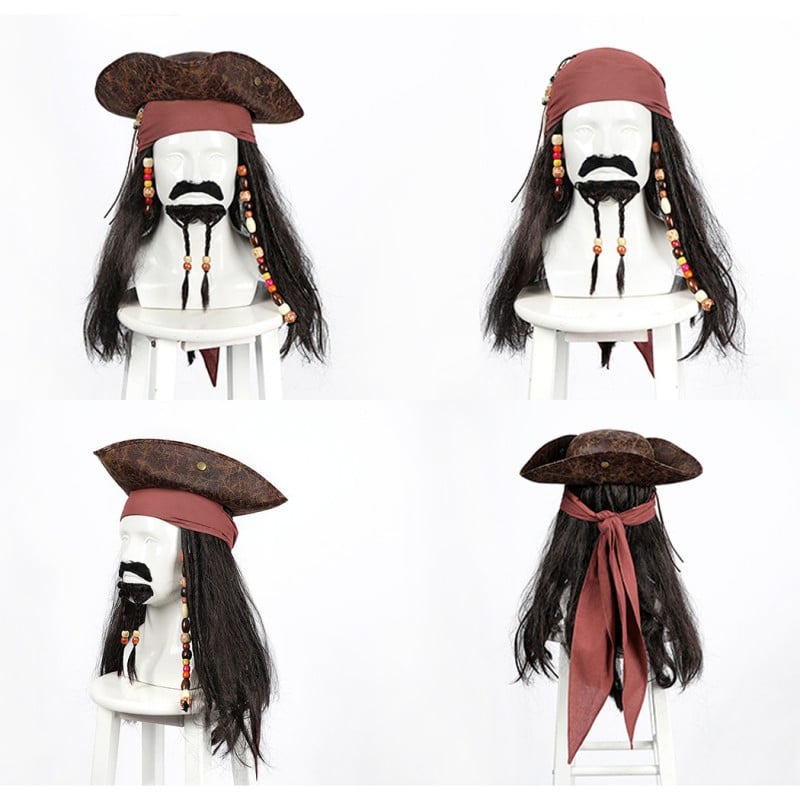 Jack Cosplay Costume Suit Captain Halloween Outfits