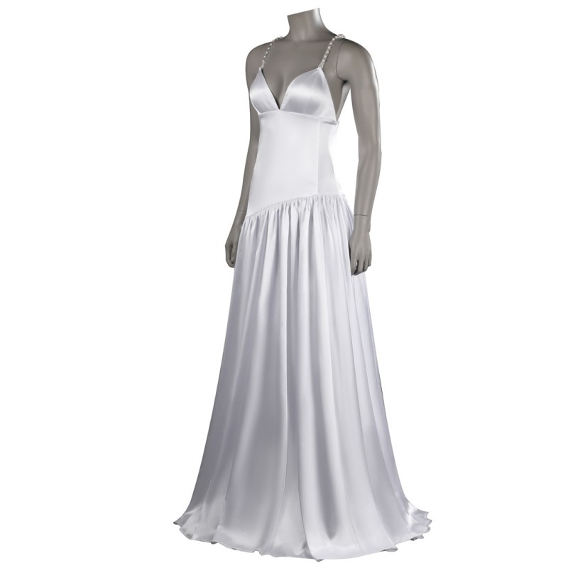 Lady  White Suit 2024 HQ Cosplay Costumes Halloween Dress