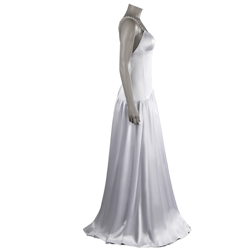 Lady  White Suit 2024 HQ Cosplay Costumes Halloween Dress