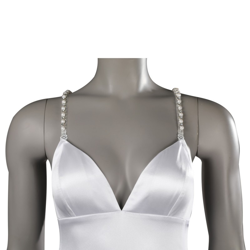 Lady  White Suit 2024 HQ Cosplay Costumes Halloween Dress