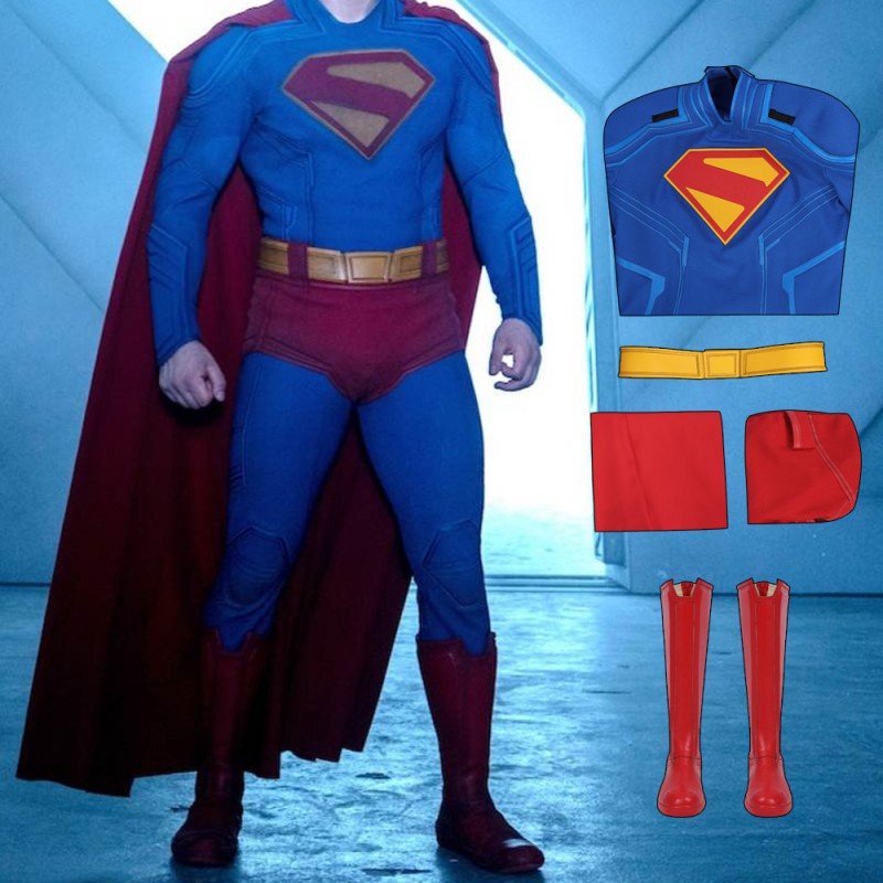 Clark Kent Cosplay Jumpsuit Man Legacy Costumes for Male