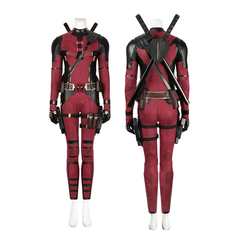 Deadpool Lady Costume Deadpool Wolverine Wade Wilson Halloween deadpool-lady-costume-deadpool-wolverine-wade-wilson-halloween