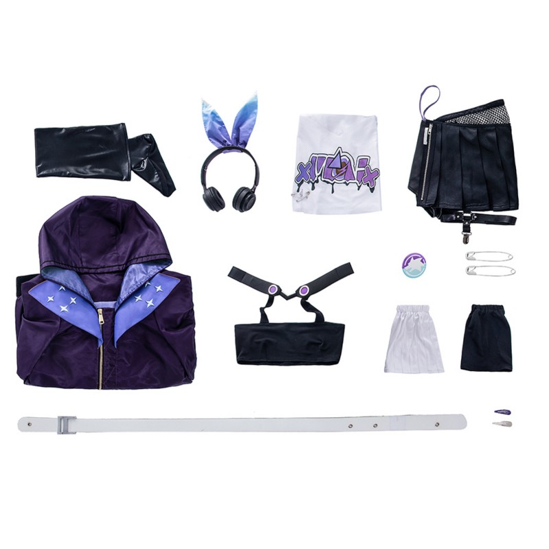 Silver Wolf Costume Game Honkai Star Rail Cosplay Suit Women Halloween Outfits
