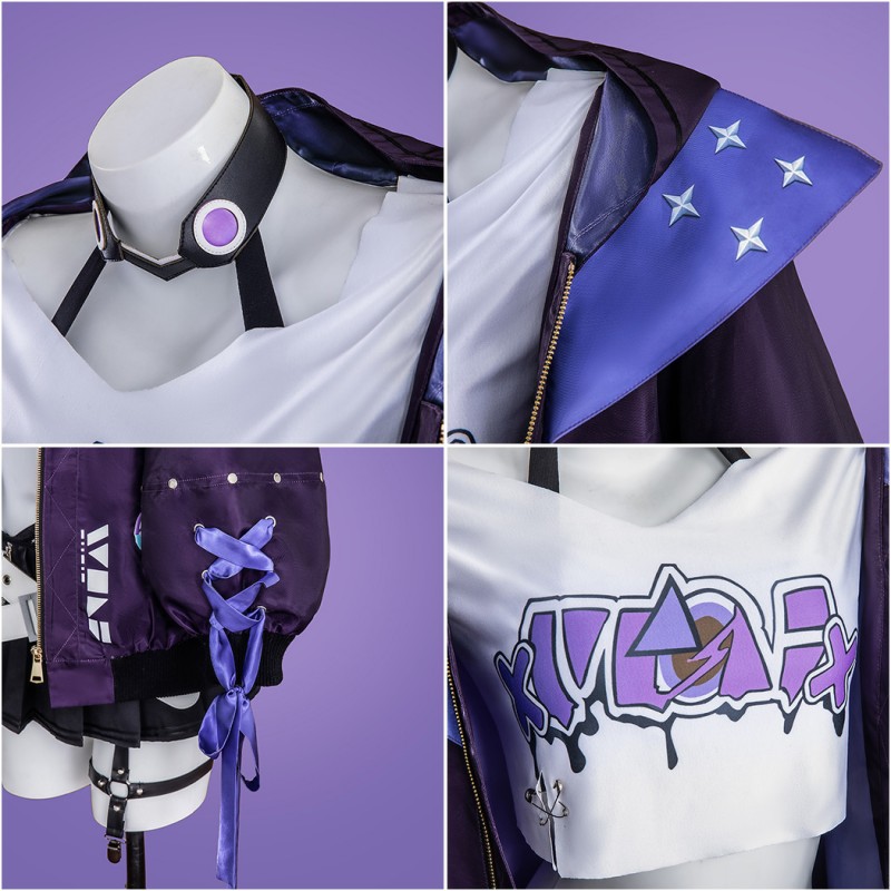 Silver Wolf Costume Game Honkai Star Rail Cosplay Suit Women Halloween Outfits
