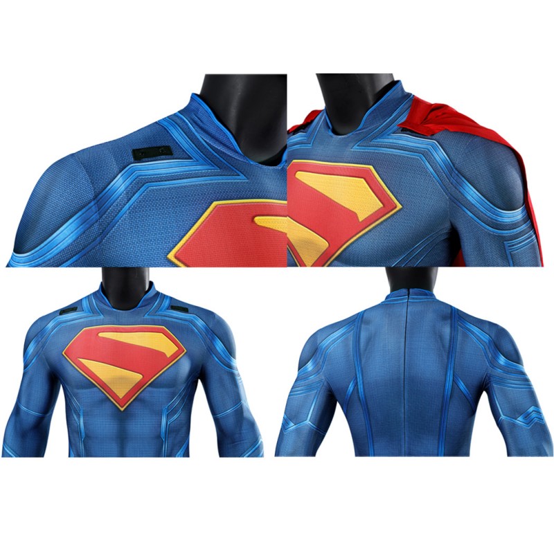 Clark Kent Jumpsuit Man Legacy Cosplay Costumes Male Halloween Suit