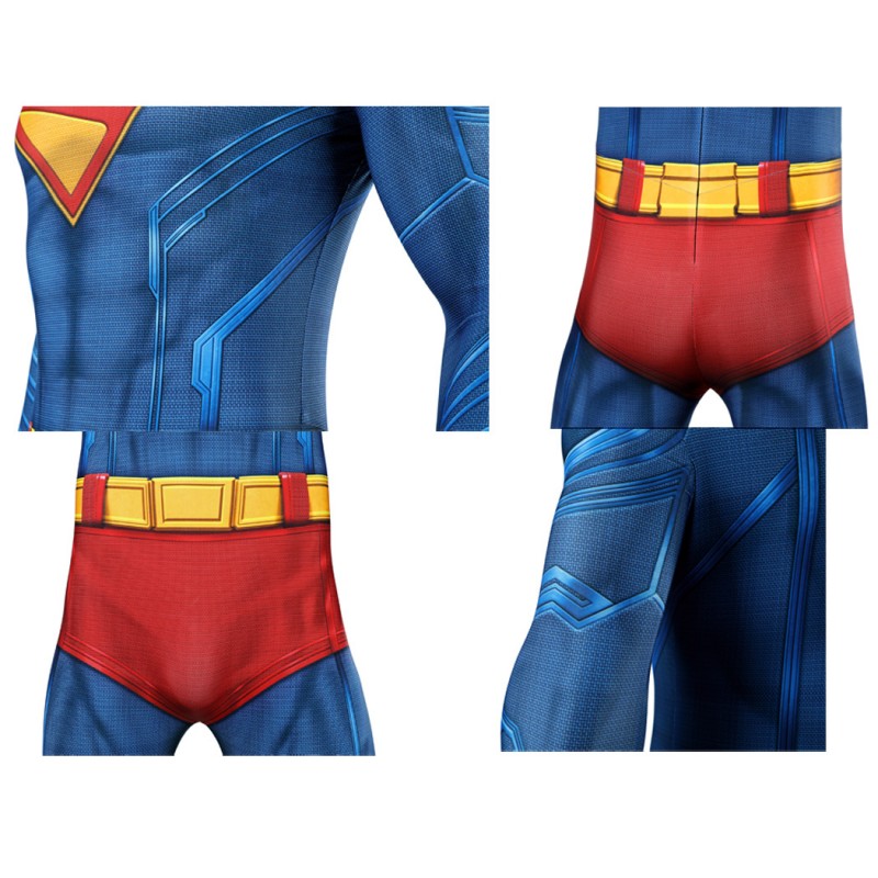 Clark Kent Jumpsuit Man Legacy Cosplay Costumes Male Halloween Suit
