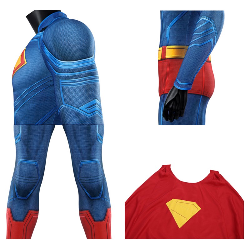 Clark Kent Jumpsuit Man Legacy Cosplay Costumes Male Halloween Suit