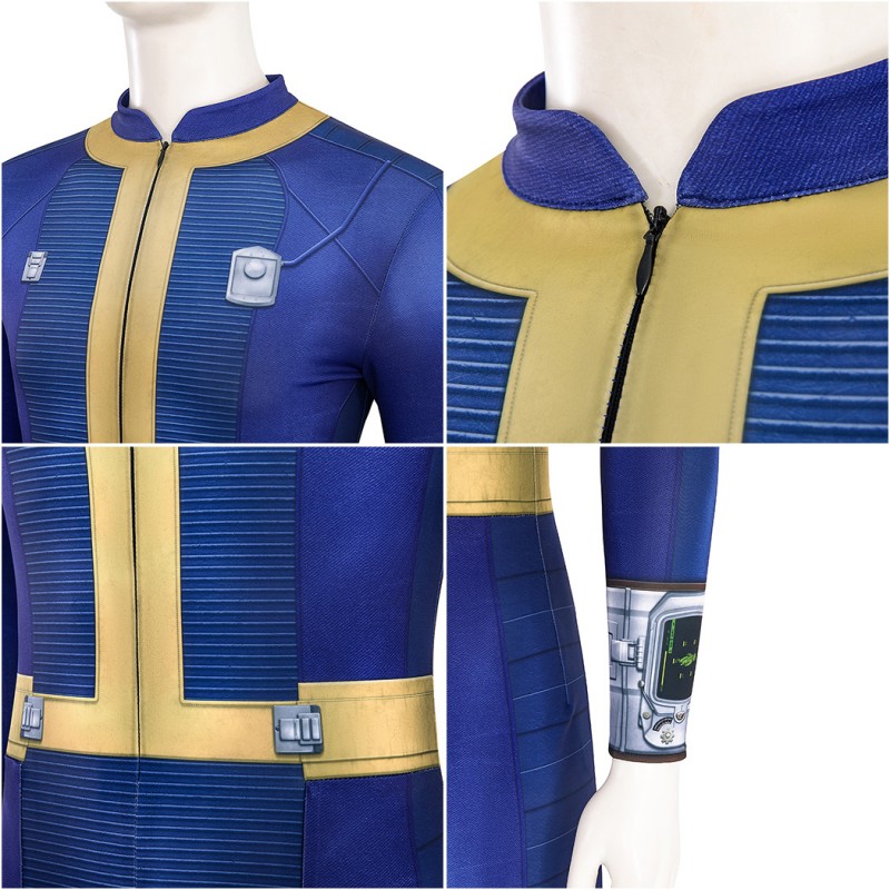 Vault 33 Jumpsuit 2024 TV Sheltersuit Cosplay Costumes Male Halloween Suit