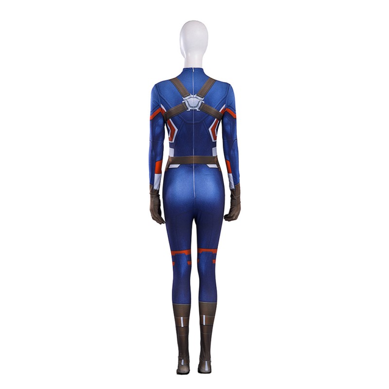 Captain Carter Jumpsuit Peggy Carter Suit Suppose That Season 3 Cosplay Costumes