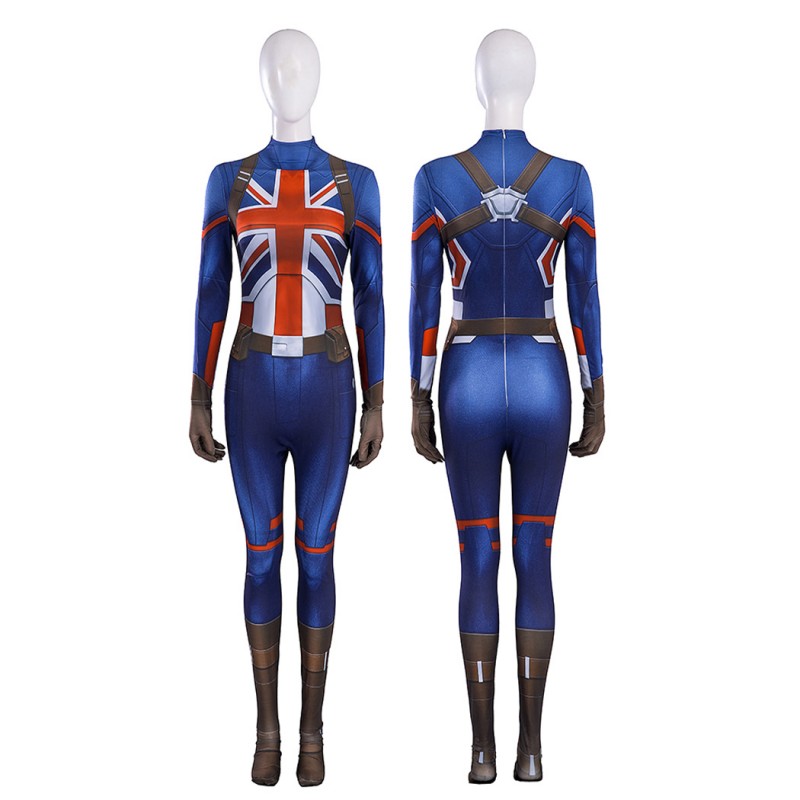 Captain Carter Jumpsuit Peggy Carter Suit Suppose That Season 3 Cosplay Costumes