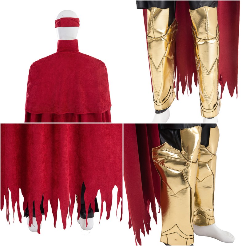 Vincent Valentine Costume Final Fantasy VII Halloween Cosplay Suit