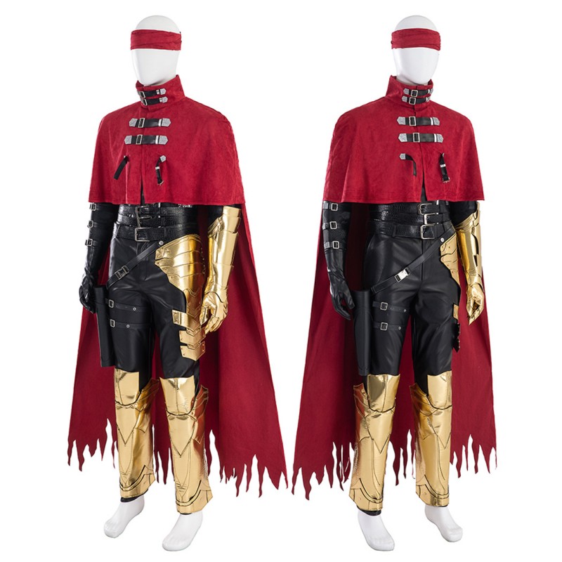 Vincent Valentine Costume Final Fantasy VII Halloween Cosplay Suit