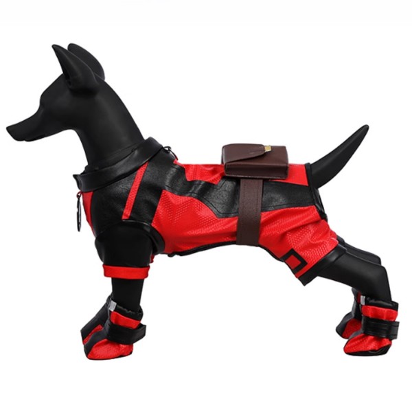 Boucle De Ceinture Deadpool Logo Rouge Et Noir - Idéal Cosplay Wade Wilson, Neuf Sans étiquettes