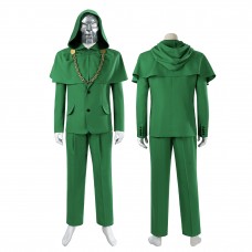Avengers Doomsday Doctor Doom Costume Victor von Doom Cosplay Suit Green Halloween Outfits