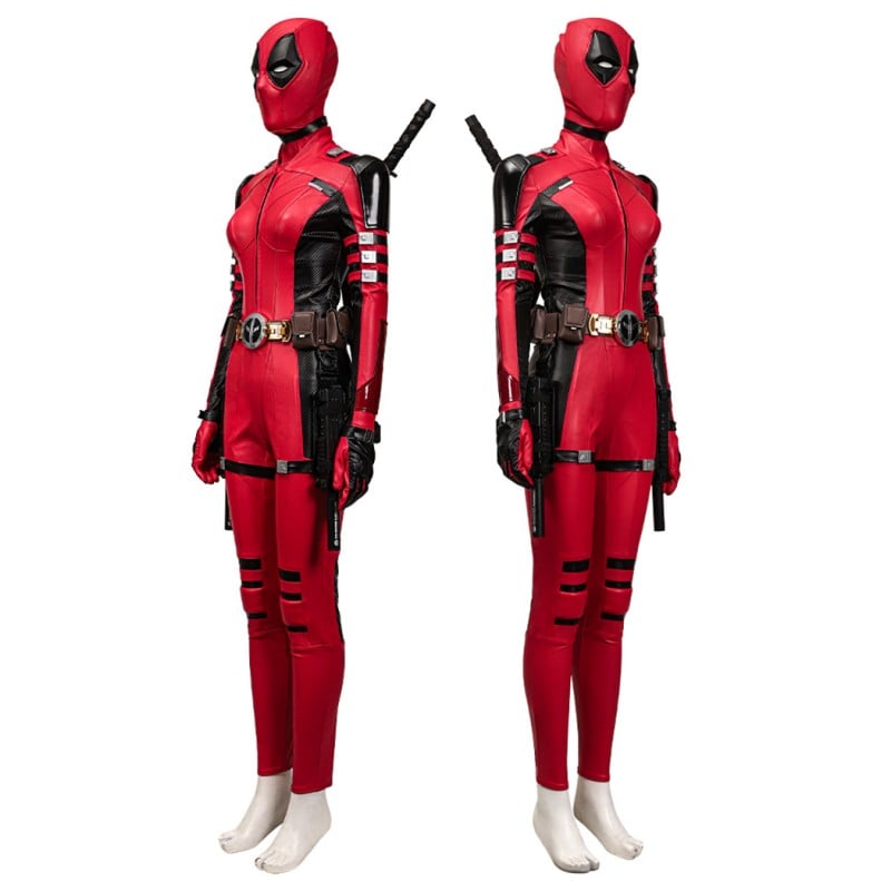 Deadpool Wanda Lady Deadpool Costumes 2024 Deadpool Wolverine Wanda Wilson Cosplay ...