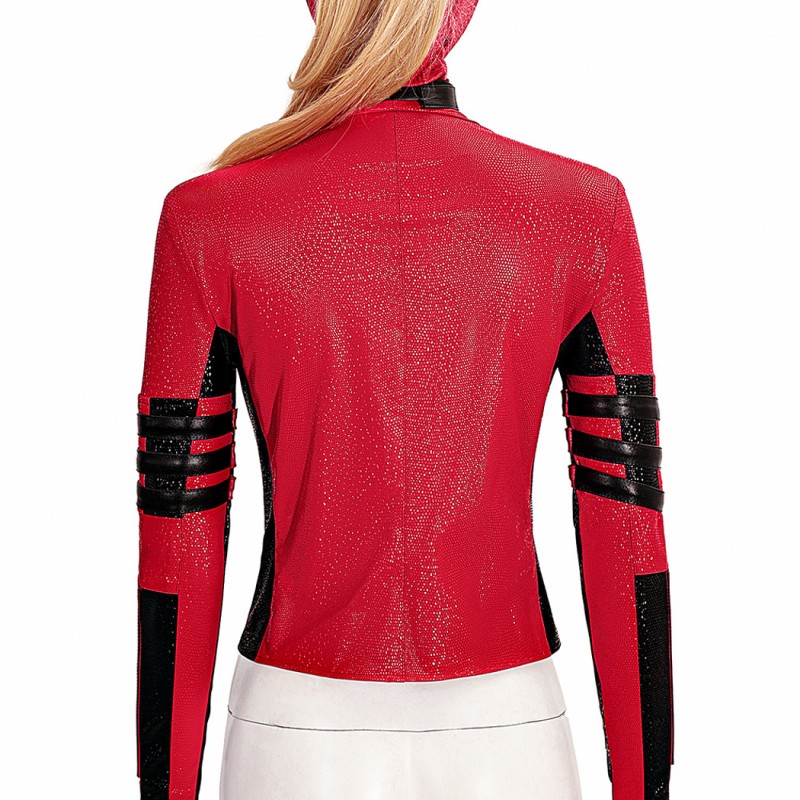 Ready To Ship - 2024 Lady Deadpool Costume Deadpool Wolverine Wanda Wilson Halloween Cosplay Suit