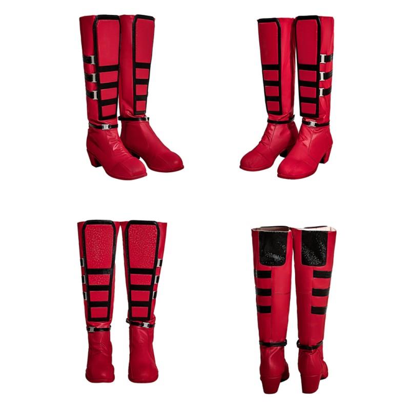 Ready To Ship - 2024 Lady Deadpool Costume Deadpool Wolverine Wanda Wilson Halloween Cosplay Suit