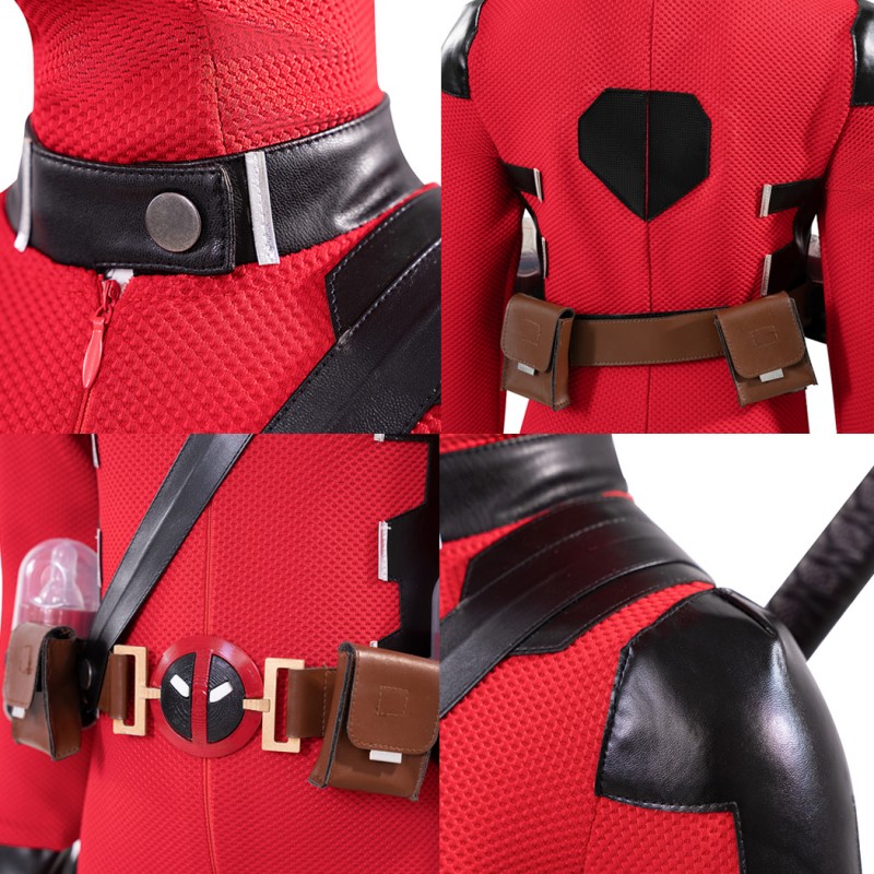 Baby Deadpool Costume Deadpool 3 Kids Cosplay Suit Babypool Red Outfits