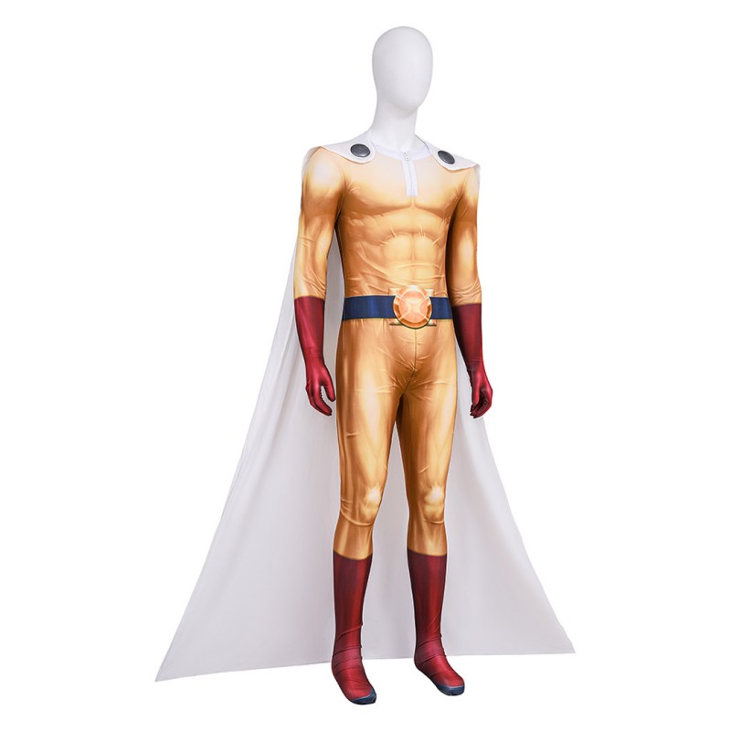 One-Punch Man Season 3 Cosplay Suit Man Saitama Halloween Jumpsuit