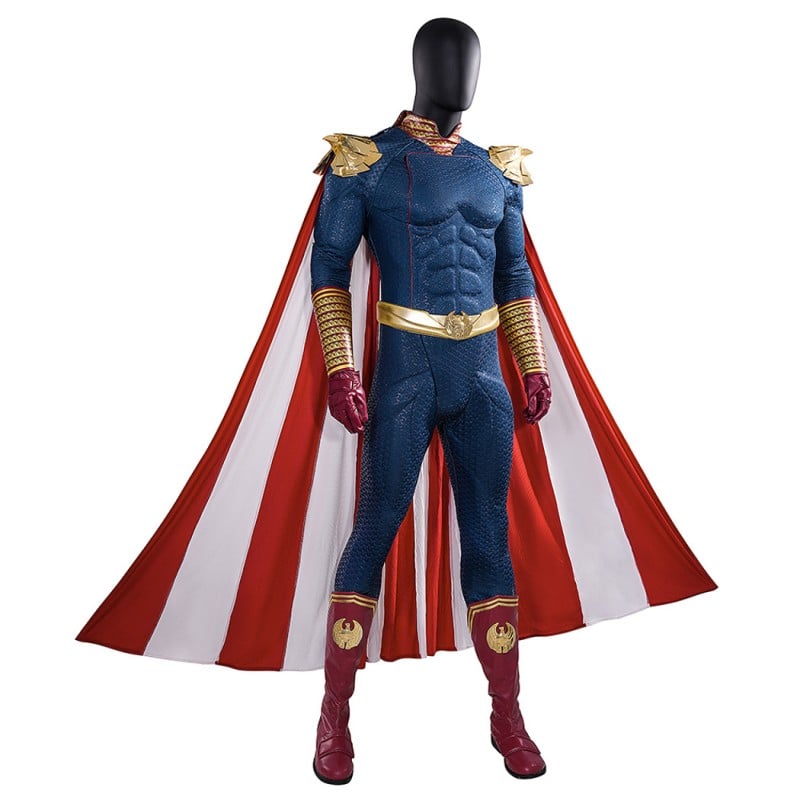 Homelander Cosplay Costume The Boys Season 1 Halloween Suit Muscle homelander-cosplay-costume-the-boys-season-1-halloween-suit-muscle