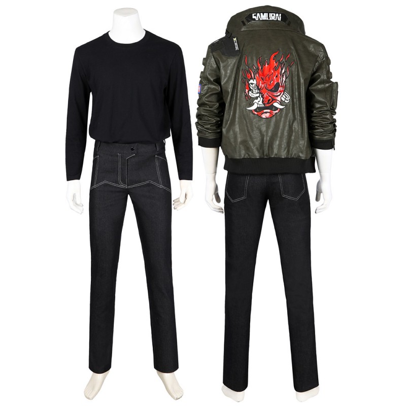 Cyberpunk V Male Costume Halloween Cosplay Suit Couple Outfits