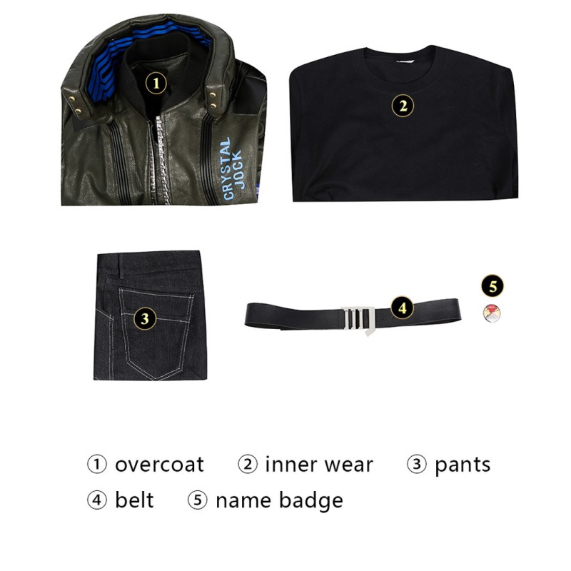 Cyberpunk V Male Costume Halloween Cosplay Suit Couple Outfits
