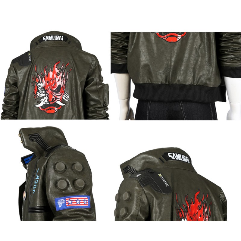 Cyberpunk V Male Costume Halloween Cosplay Suit Couple Outfits