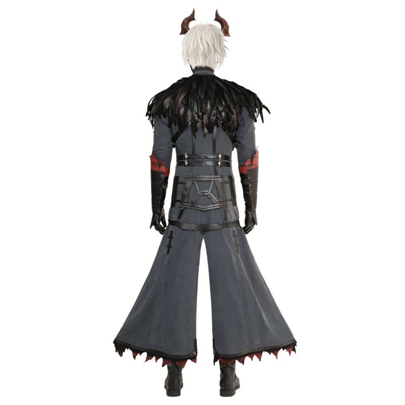 FF7 Sephiroth Cosplay Costume Game Male Suit FFVII Halloween Outfit