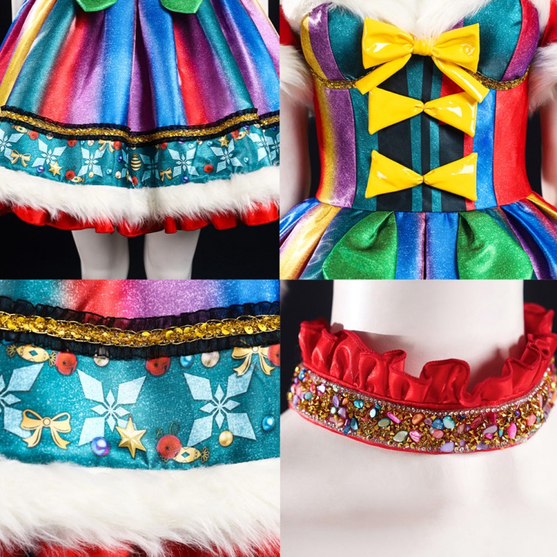 Starry Christmas Cosplay Costume Original Christmas Dress Women Suit