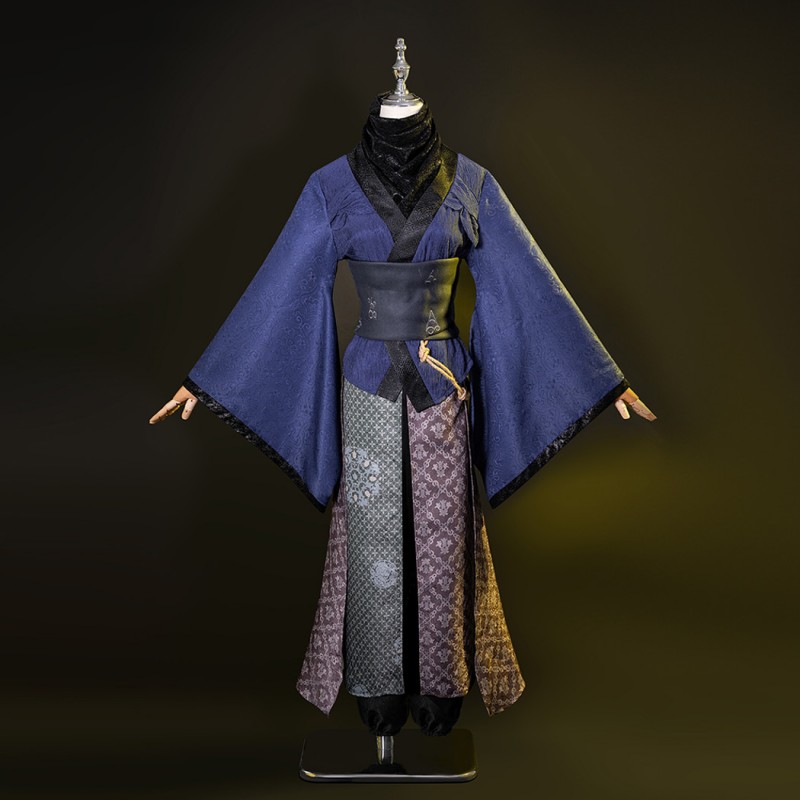 Black Monkey Fourth Sister Cosplay Costume Game Women Halloween Suit