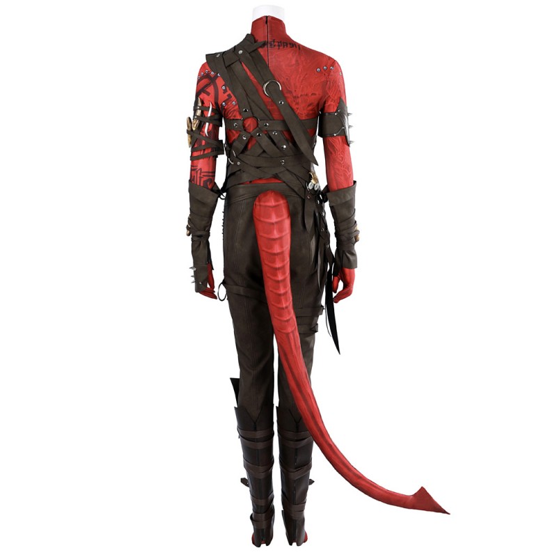 Baldurs Gate 3 Karlach Costume Game BG3 Cosplay Suit Halloween Outfit
