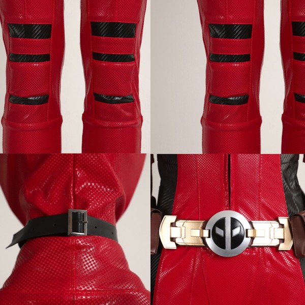 Pronto Per La Spedizione Deadpool 3 Deadpool &amp; Wolverine Lady Deadpool Wanda Wilson Cosplay Costume C09185e Economic Version 2
