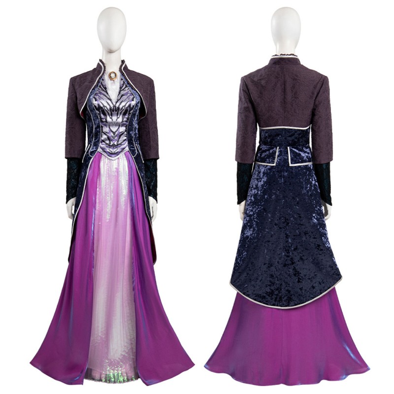 Agatha Harkness Costume WandaVision Cosplay Suit Women Dress Outfits