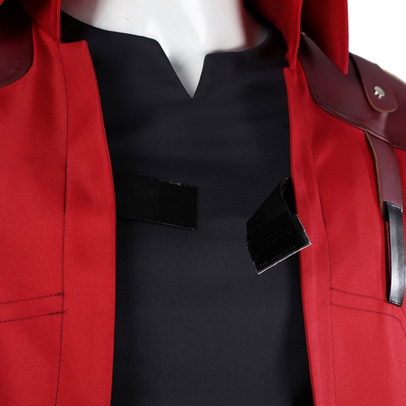 DMC 5 Halloween Costume Male Red Cosplay Suit