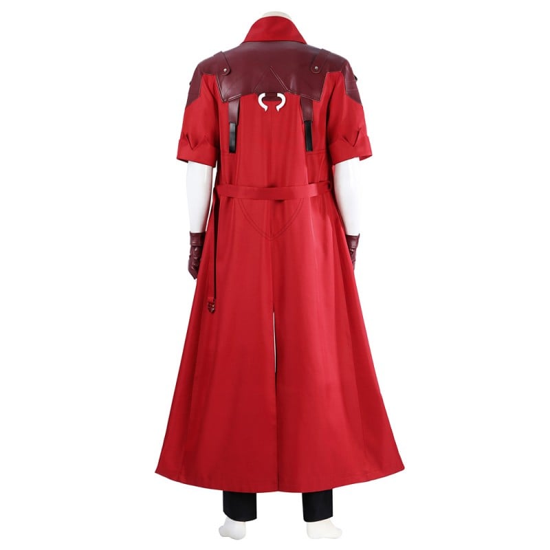 DMC 5 Halloween Costume Male Red Cosplay Suit