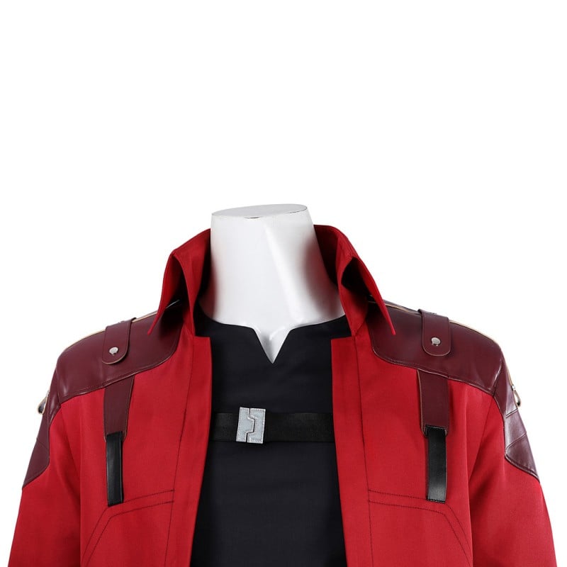 DMC 5 Halloween Costume Male Red Cosplay Suit