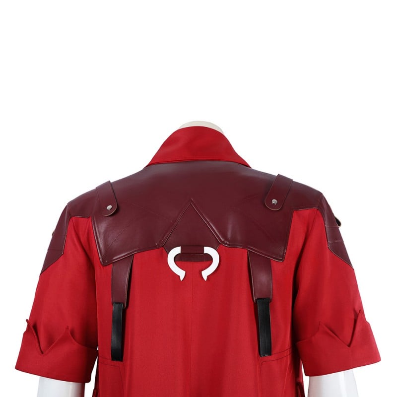 DMC 5 Halloween Costume Male Red Cosplay Suit