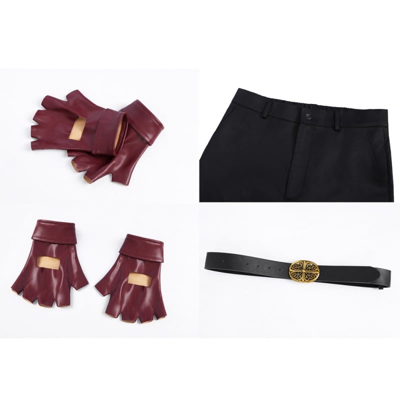 DMC 5 Halloween Costume Male Red Cosplay Suit