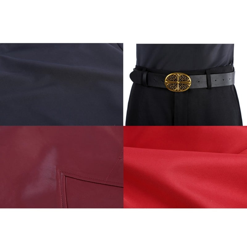 DMC 5 Halloween Costume Male Red Cosplay Suit