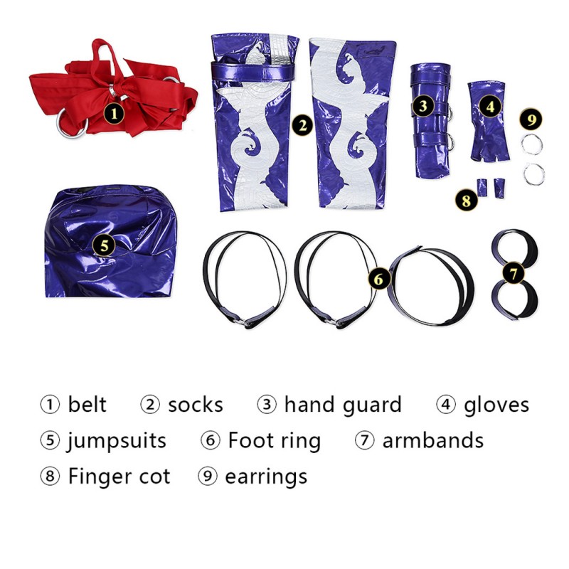 Psylocke Suit Marvel Rivals Cosplay Costume Women Halloween Outfit