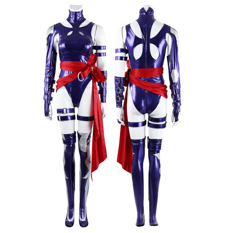 Psylocke Suit Marvel Rivals Cosplay Costume Women Halloween Outfit