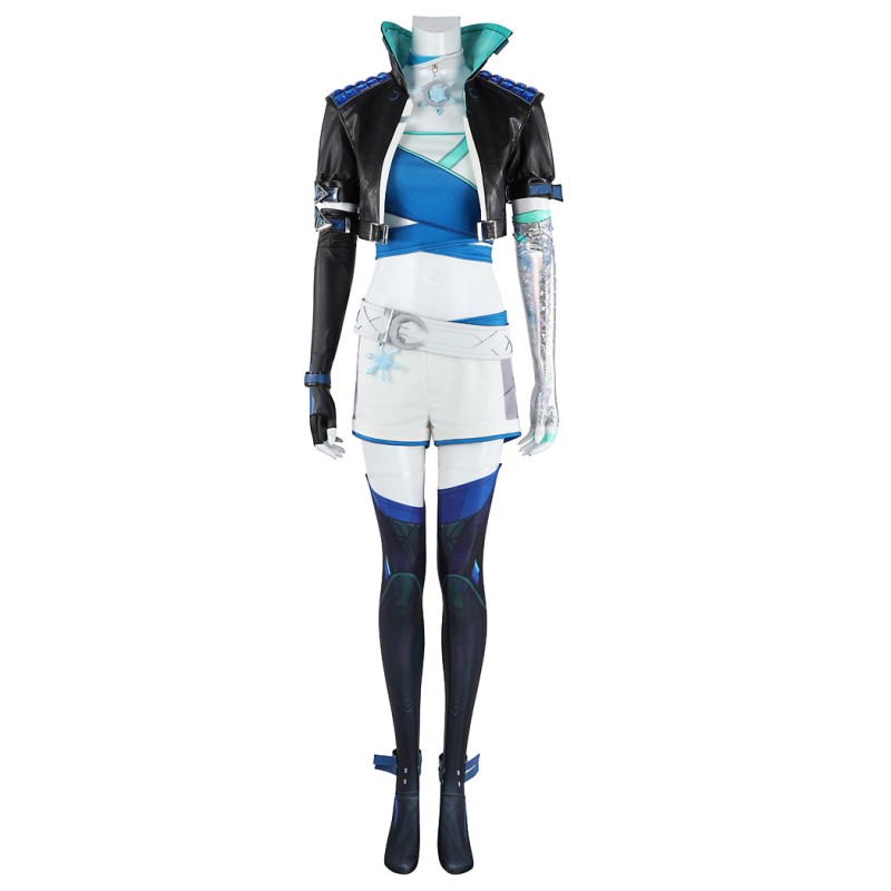 Luna Snow Suit Marvel Rivals Cosplay Costume Women Halloween Outfit