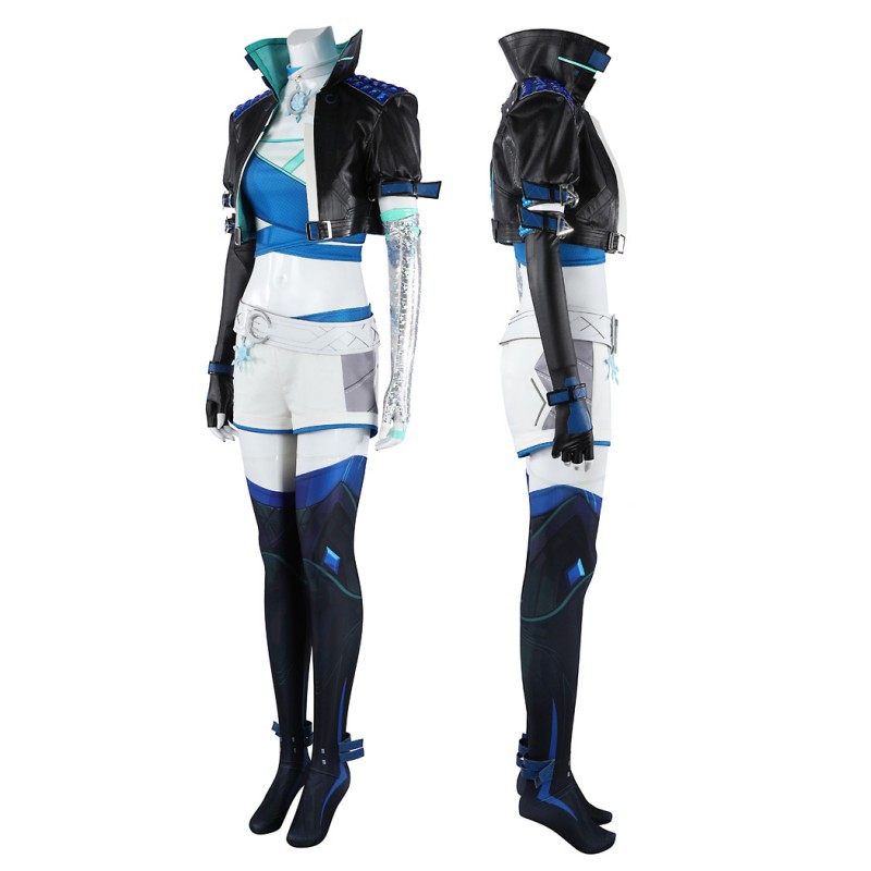 Luna Snow Suit Marvel Rivals Cosplay Costume Women Halloween Outfit