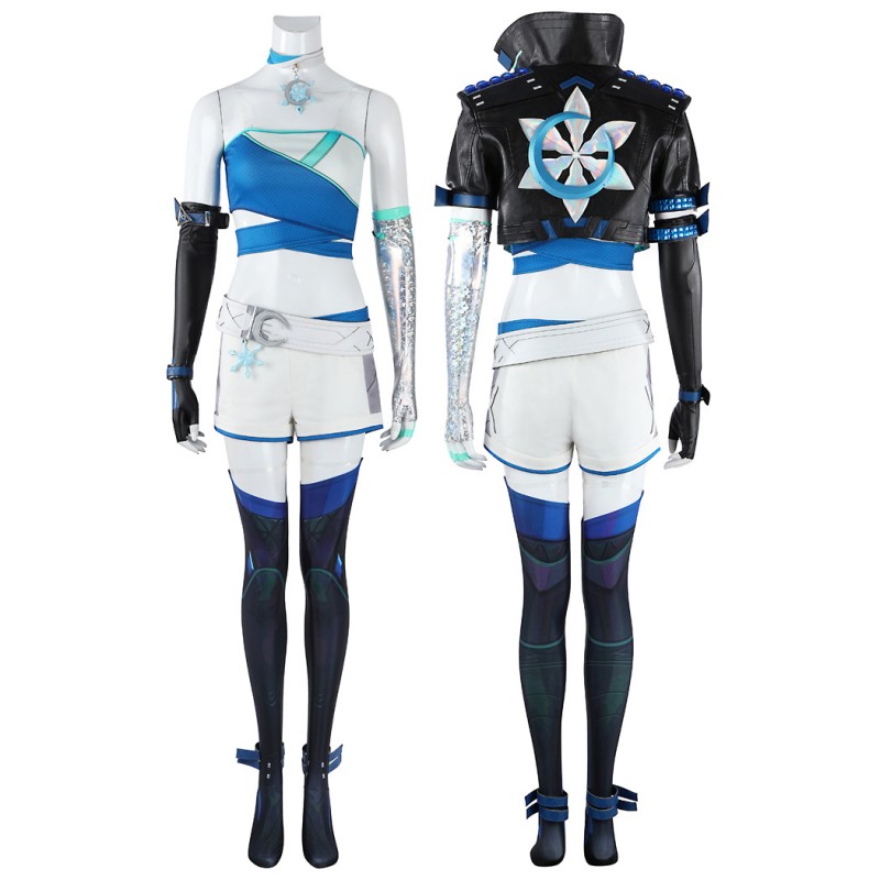 Luna Snow Suit Marvel Rivals Cosplay Costume Women Halloween Outfit