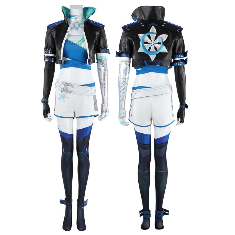 Luna Snow Suit Marvel Rivals Cosplay Costume Women Halloween Outfit