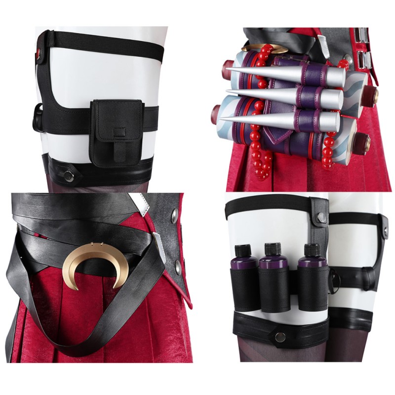 Psylocke Blood Kariudo Suit Marvel Rivals Cosplay Costume Halloween Outfit
