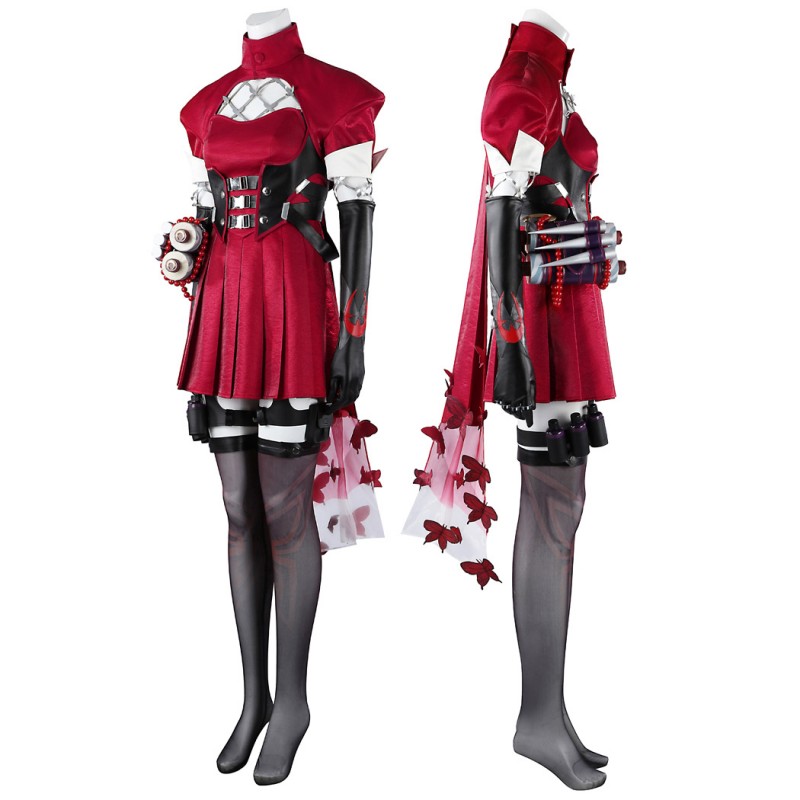 Psylocke Blood Kariudo Suit Marvel Rivals Cosplay Costume Halloween Outfit