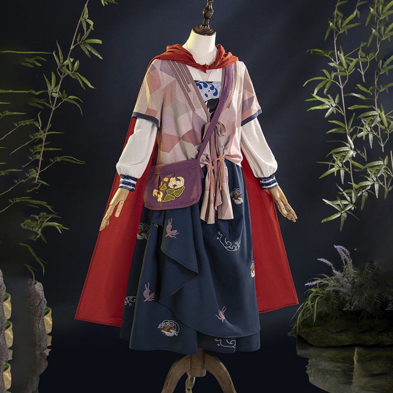 Where Winds Meet Hongxian Cosplay Costume Women Halloween Suit