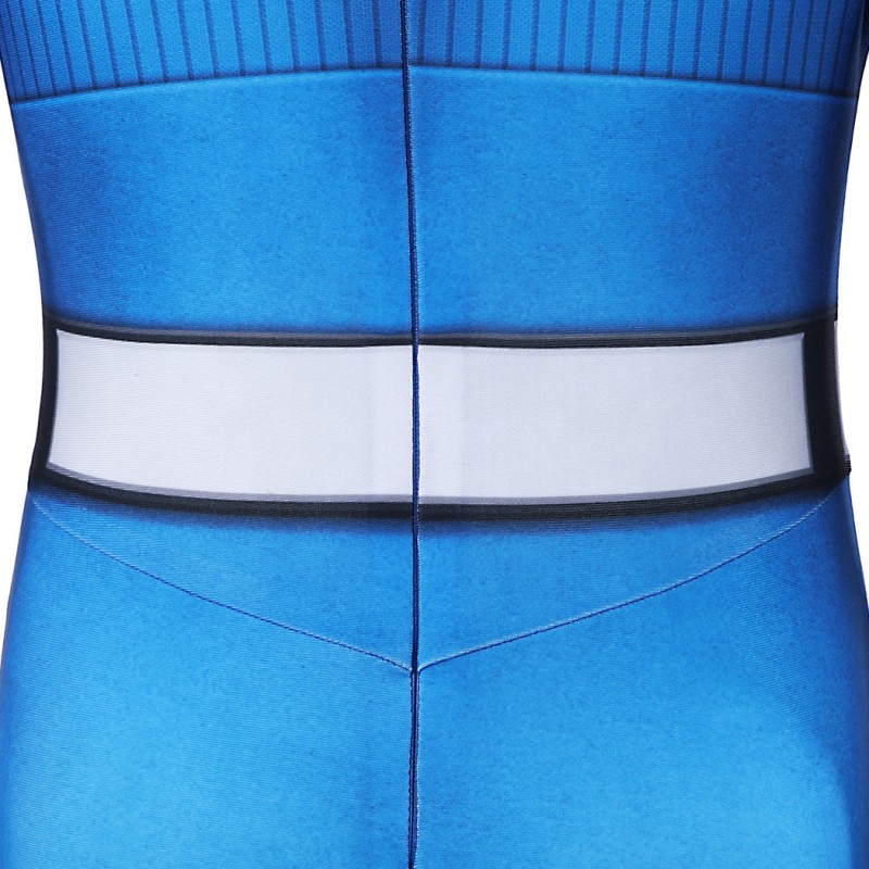 Kids Mister Fantastic Jumpsuit The Fantastic 4 First Steps Reed Richards Cosplay Costume Blue Suit