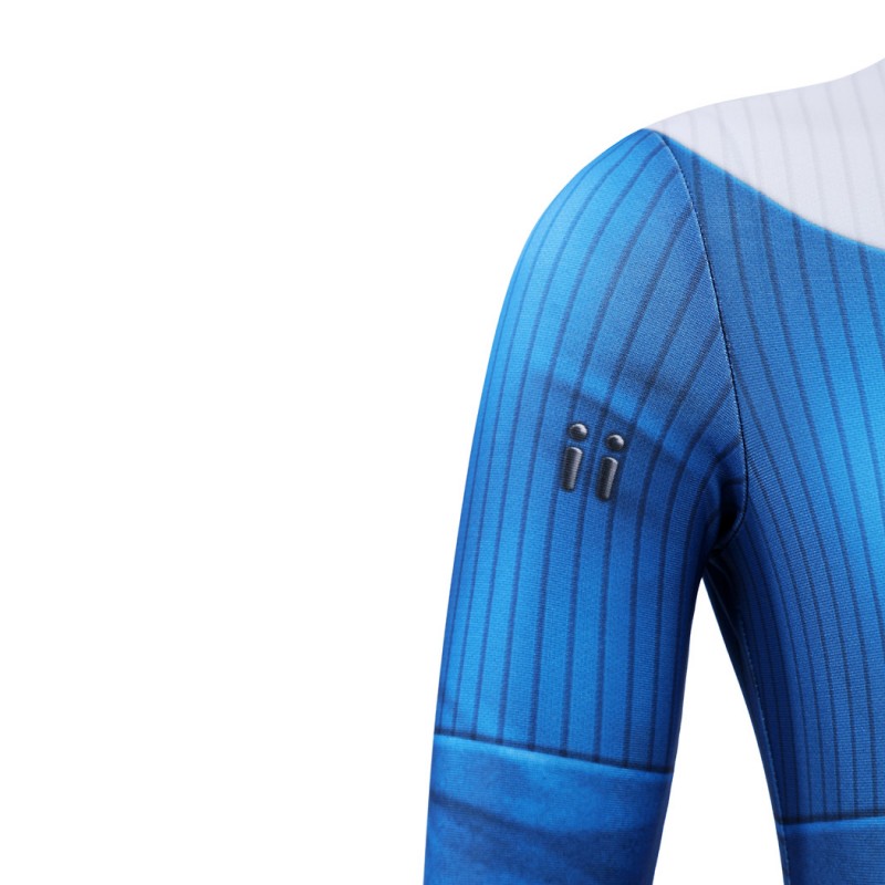 Kids Invisible Woman Suit The Fantastic Four First Steps Susan Storm Richards Cosplay Costumes